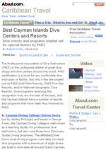 Best Cayman Islands Dive Centers and Dive Resorts